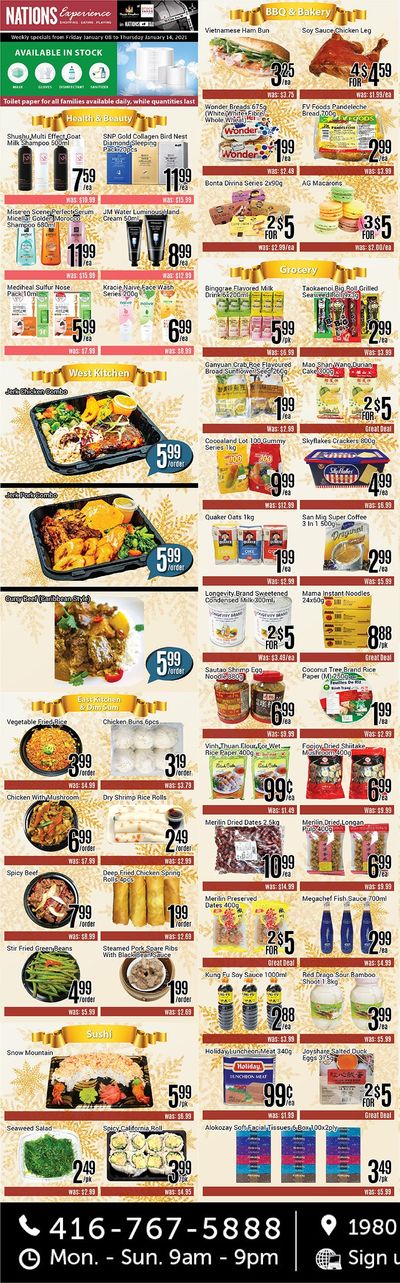 Nations Fresh Foods (Toronto) Flyer January 8 to 14