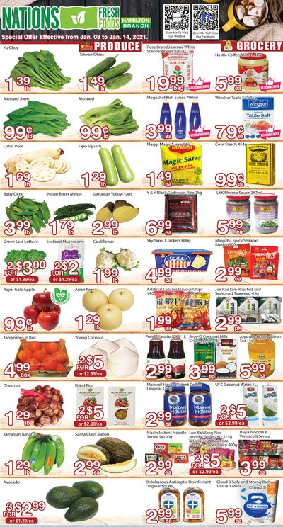 Nations Fresh Foods (Hamilton) Flyer January 8 to 14