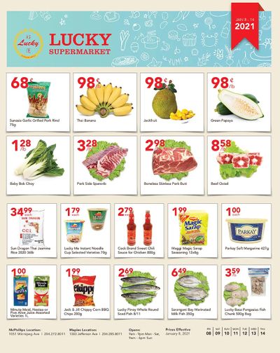 Lucky Supermarket (Winnipeg) Flyer January 8 to 14