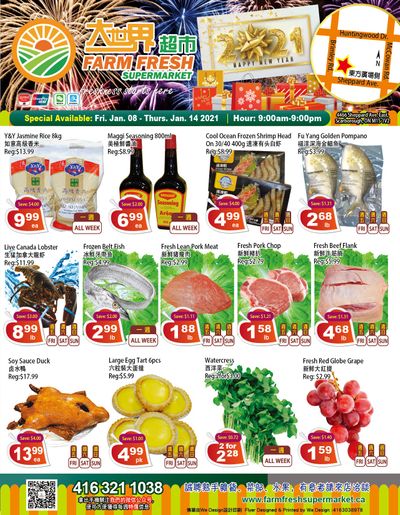Farm Fresh Supermarket Flyer January 8 to 14