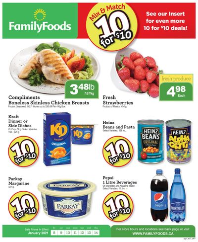 Family Foods Flyer January 8 to 14