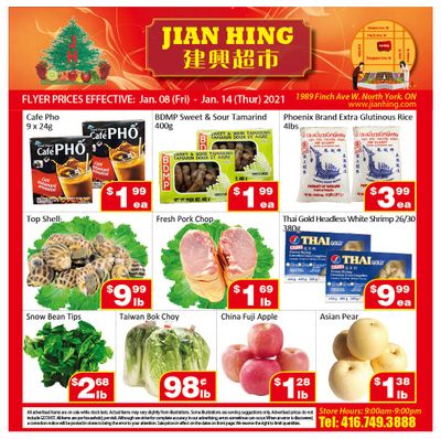 Jian Hing Supermarket (North York) Flyer January 8 to 14