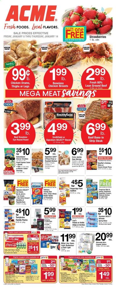 ACME Weekly Ad Flyer January 8 to January 14