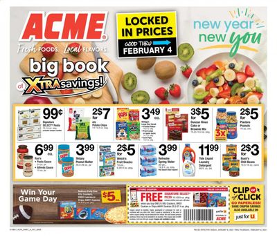 ACME Weekly Ad Flyer January 8 to February 4