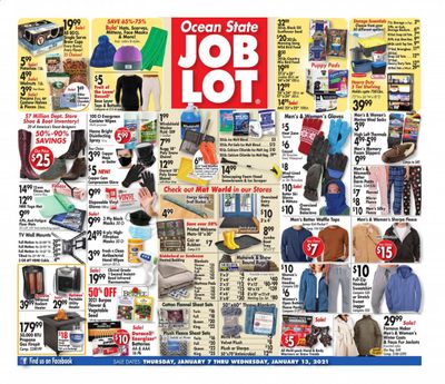 Ocean State Job Lot Weekly Ad Flyer January 7 to January 13