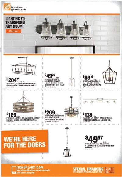 The Home Depot Weekly Ad Flyer January 7 to January 13