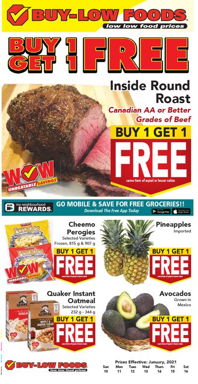 Buy-Low Foods Flyer January 10 to 16