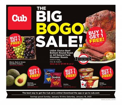 Cub Foods Weekly Ad Flyer January 10 to January 16