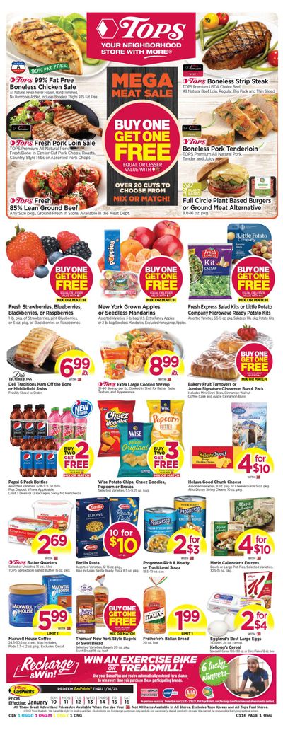 Tops Friendly Weekly Ad Flyer January 10 to January 16, 2021