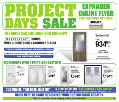 Menards Weekly Ad Flyer January 10 to January 16