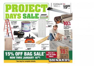 Menards Weekly Ad Flyer January 10 to January 16