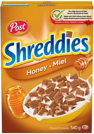 Post Honey Shreddies Cereal, 540 g On Sale for $ 1.88 at Amazon Canada