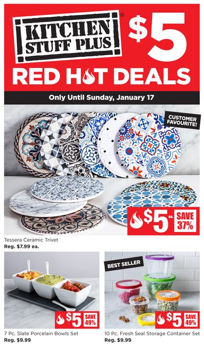 Kitchen Stuff Plus Red Hot Deals Flyer January 11 to 17