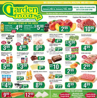 Garden Foods Flyer January 8 to 14