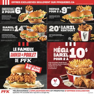 KFC Canada Coupons (QC), until March 7, 2021