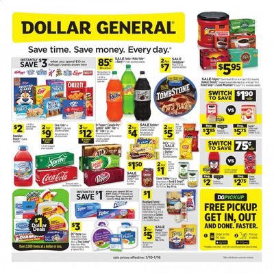 Dollar General Weekly Ad Flyer January 10 to January 16