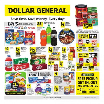 Dollar General Weekly Ad Flyer January 10 to January 16