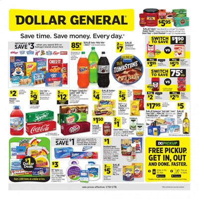 Dollar General (CA) Weekly Ad Flyer January 10 to January 16