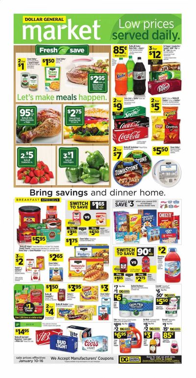 Dollar General (TN) Weekly Ad Flyer January 10 to January 16