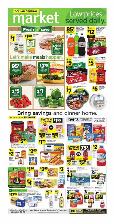 Dollar General (CA) Weekly Ad Flyer January 10 to January 16