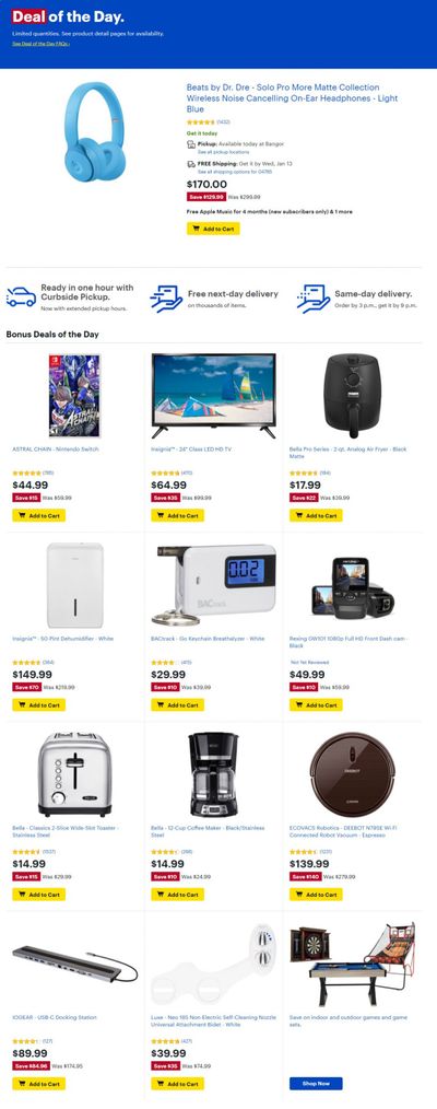 Best Buy Weekly Ad Flyer January 11 to January 11