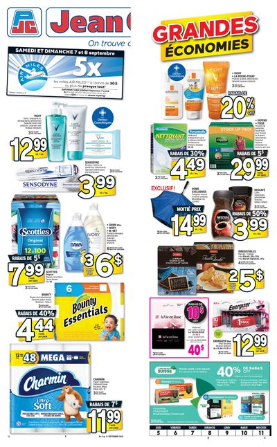 Jean Coutu (QC) Flyer September 5 to 11