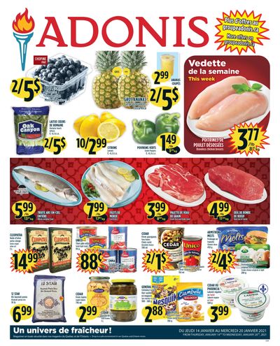 Marche Adonis (QC) Flyer January 14 to 20