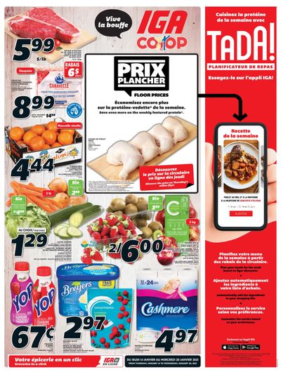 IGA (NB) Flyer January 14 to 20