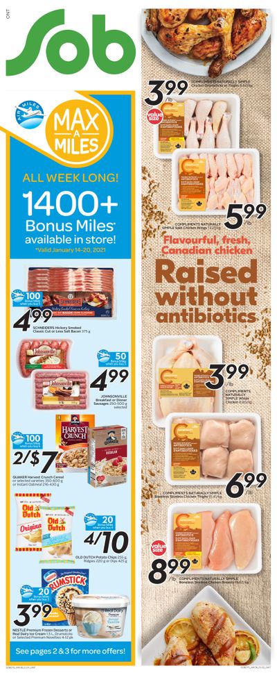 Sobeys (ON) Flyer January 14 to 20