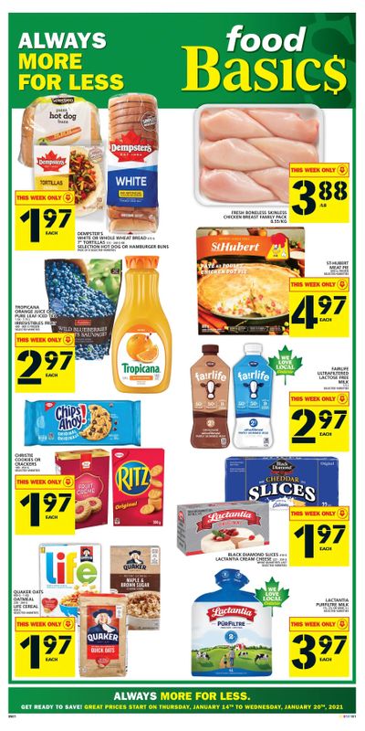 Food Basics Flyer January 14 to 20