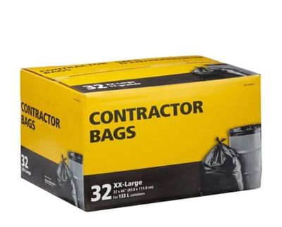 Contractor Bags, 133-L, 32-pk For $9.99 At Canadian Tire Canada