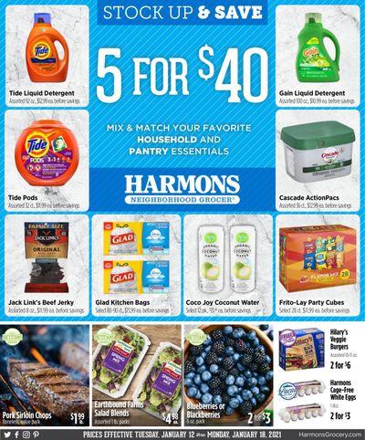 Harmons Weekly Ad Flyer January 12 to January 18