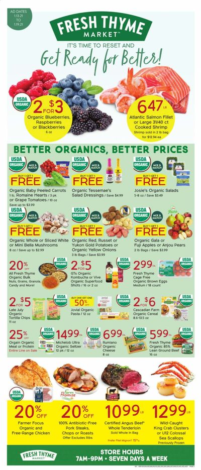 Fresh Thyme Weekly Ad Flyer January 13 to January 19