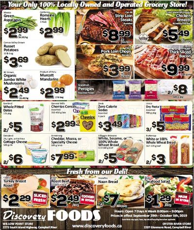 Discovery Foods Flyer September 29 to October 5