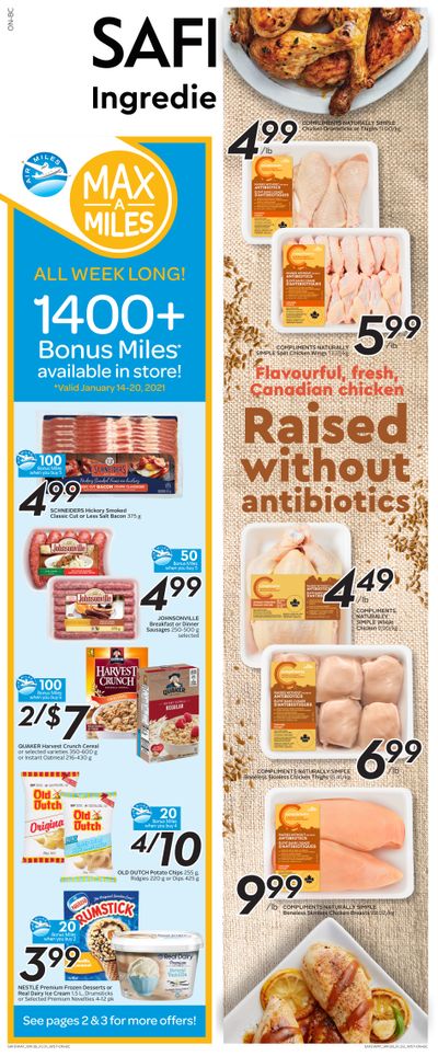 Safeway (BC) Flyer January 14 to 20