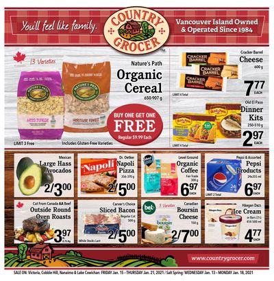 Country Grocer (Salt Spring) Flyer January 13 to 18