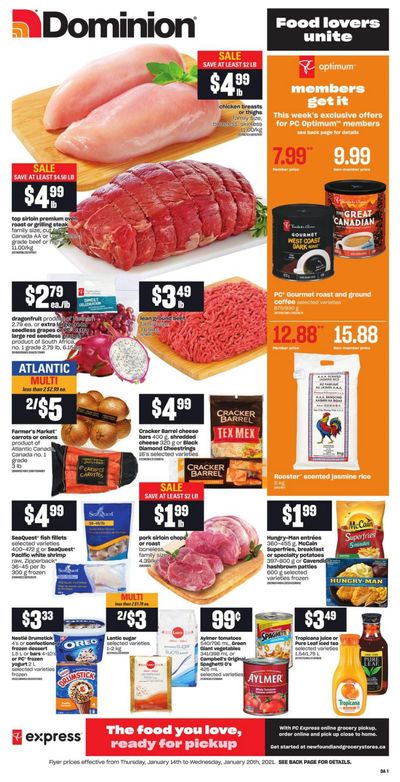 Dominion Flyer January 14 to 20