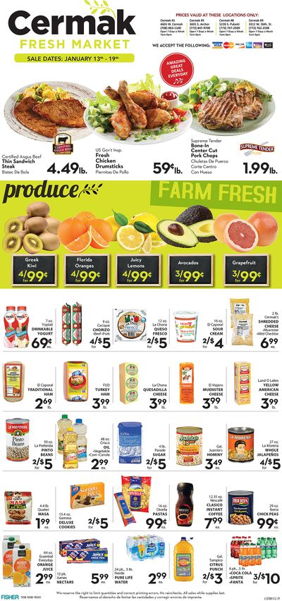 Cermak Fresh Market (IL) Weekly Ad Flyer January 13 to January 19, 2021