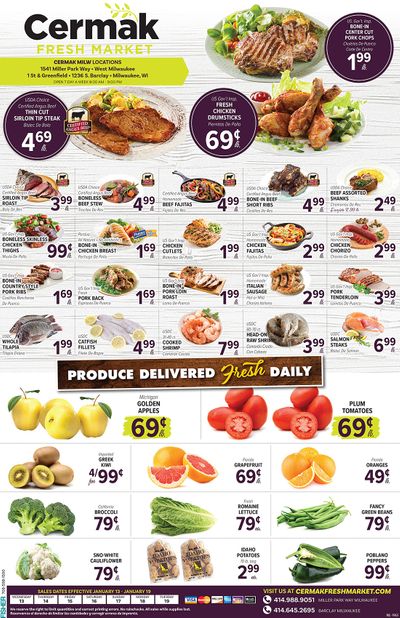Cermak Fresh Market (WI) Weekly Ad Flyer January 13 to January 19, 2021