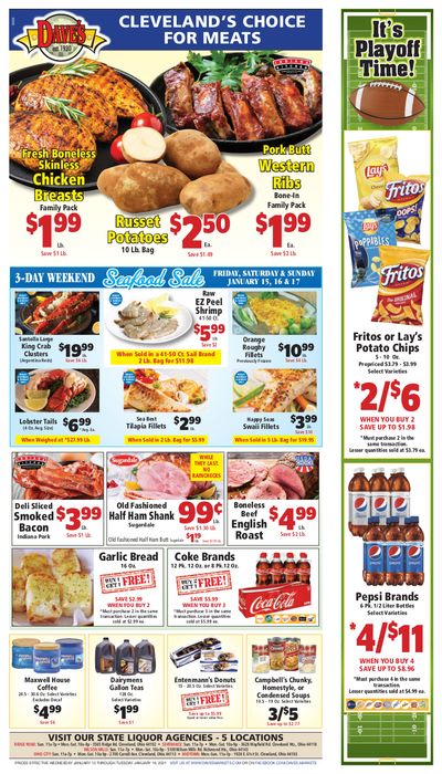 Dave's Markets Weekly Ad Flyer January 13 to January 19, 2021