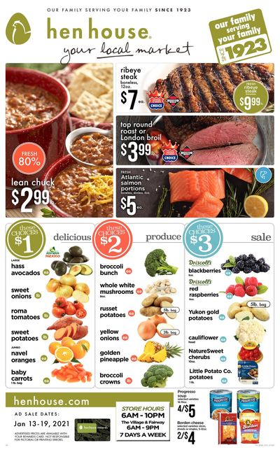 Hen House Weekly Ad Flyer January 13 to January 19, 2021