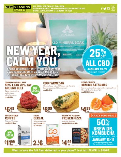 New Seasons Market (OR) Weekly Ad Flyer January 13 to January 19, 2021