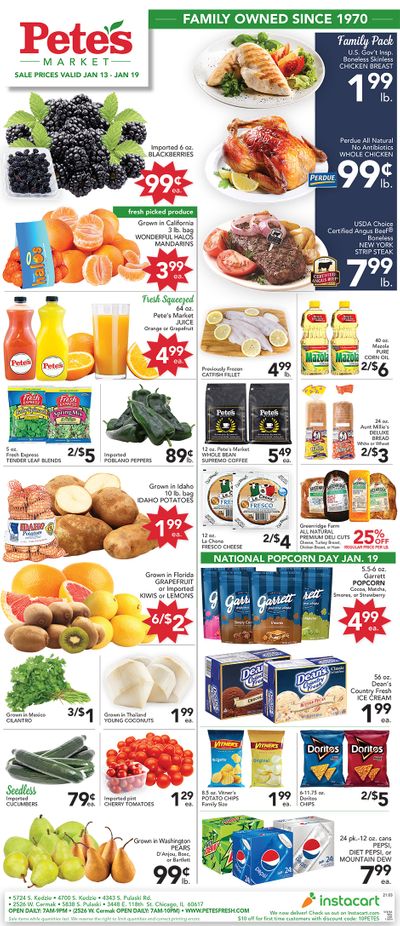 Pete's Fresh Market Weekly Ad Flyer January 13 to January 19, 2021