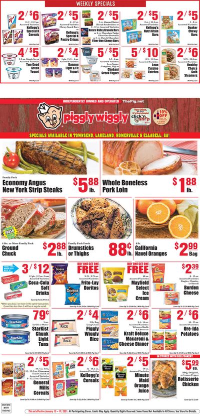 Piggly Wiggly (GA) Weekly Ad Flyer January 13 to January 19, 2021