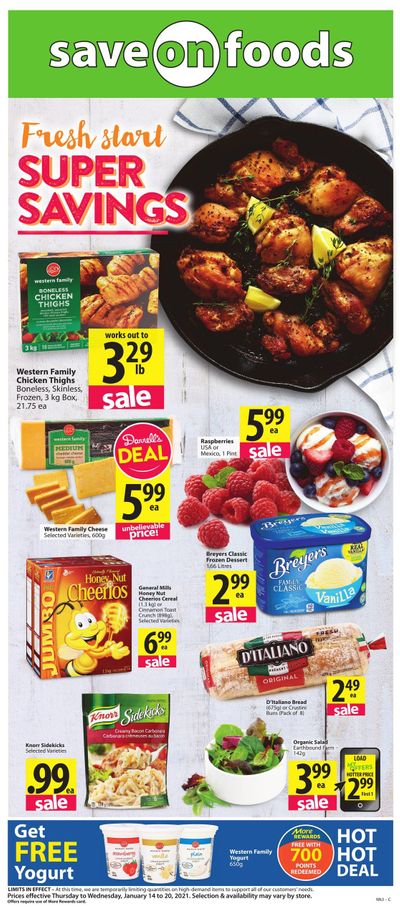 Save on Foods (SK) Flyer January 14 to 20