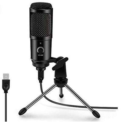 USB Microphone for Computer ARCHEER Condenser Recording PC Microphone for Laptop MAC or Windows, Professional Plug&Play Studio Microphone for Vocal, Voice Overs, Streaming Broadcast and YouTube Video，Black  for $36.99 at Amazon Canada