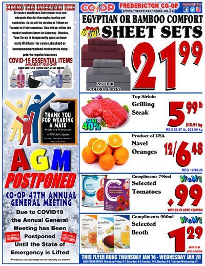 Fredericton Co-op Flyer January 14 to 20