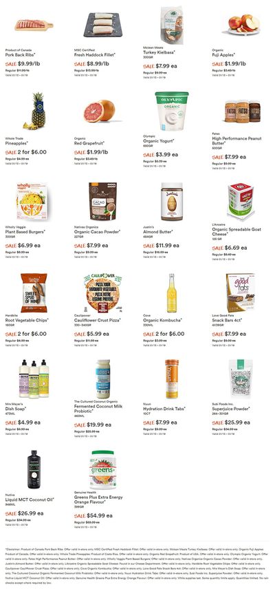 Whole Foods Market (ON) Flyer January 13 to 19