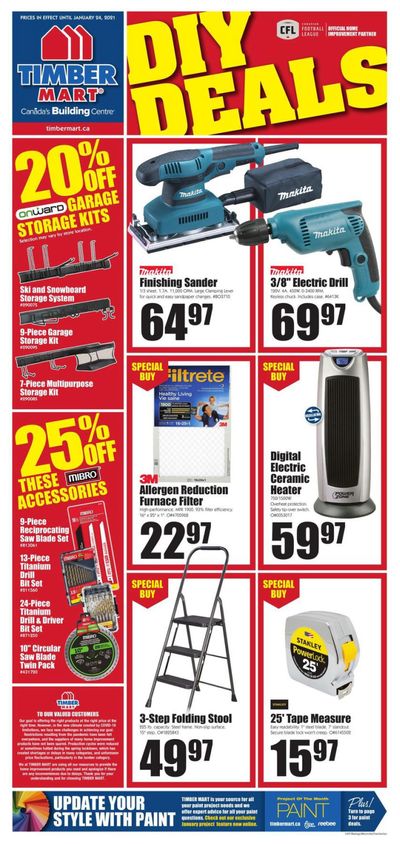 Timber Mart Flyer January 13 to 24