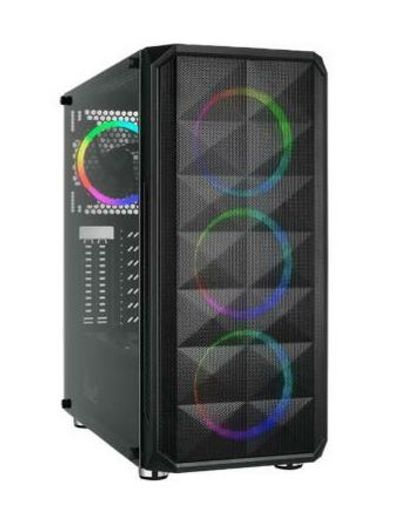 Rosewill ATX Mid Tower Gaming PC Computer Case with Dual Ring RGB LED Fans, 360m for $78.99 at Ebay Canada